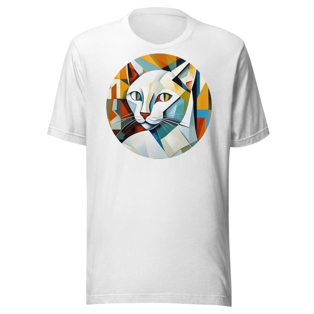 PugMug Custom White Companion Cat T-Shirt