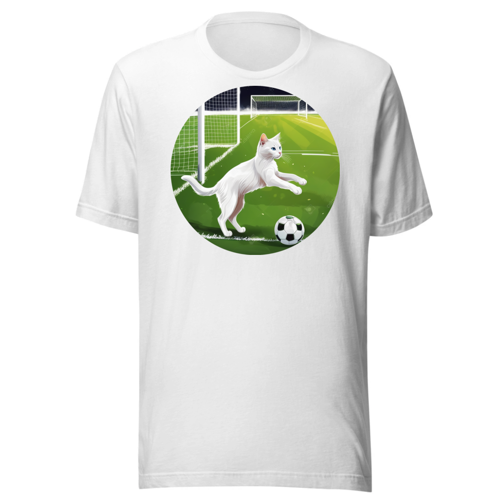 PugMug Custom White Companion Cat T-Shirt