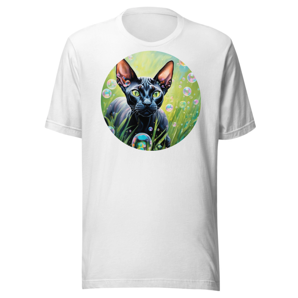 PugMug Custom Black Sphynx Cat T-Shirt