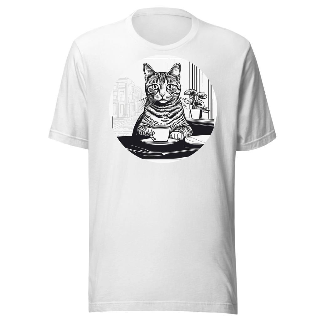 PugMug Custom Tabby American Shorthair Cat T-Shirt