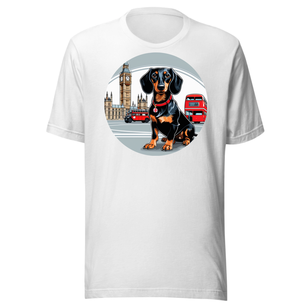 PugMug Custom Black Dachshund T-Shirt