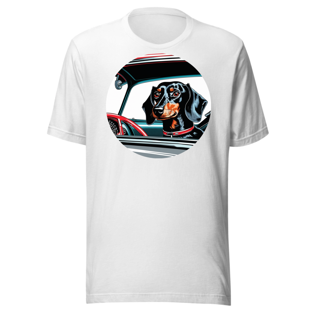 PugMug Custom Black Dachshund T-Shirt