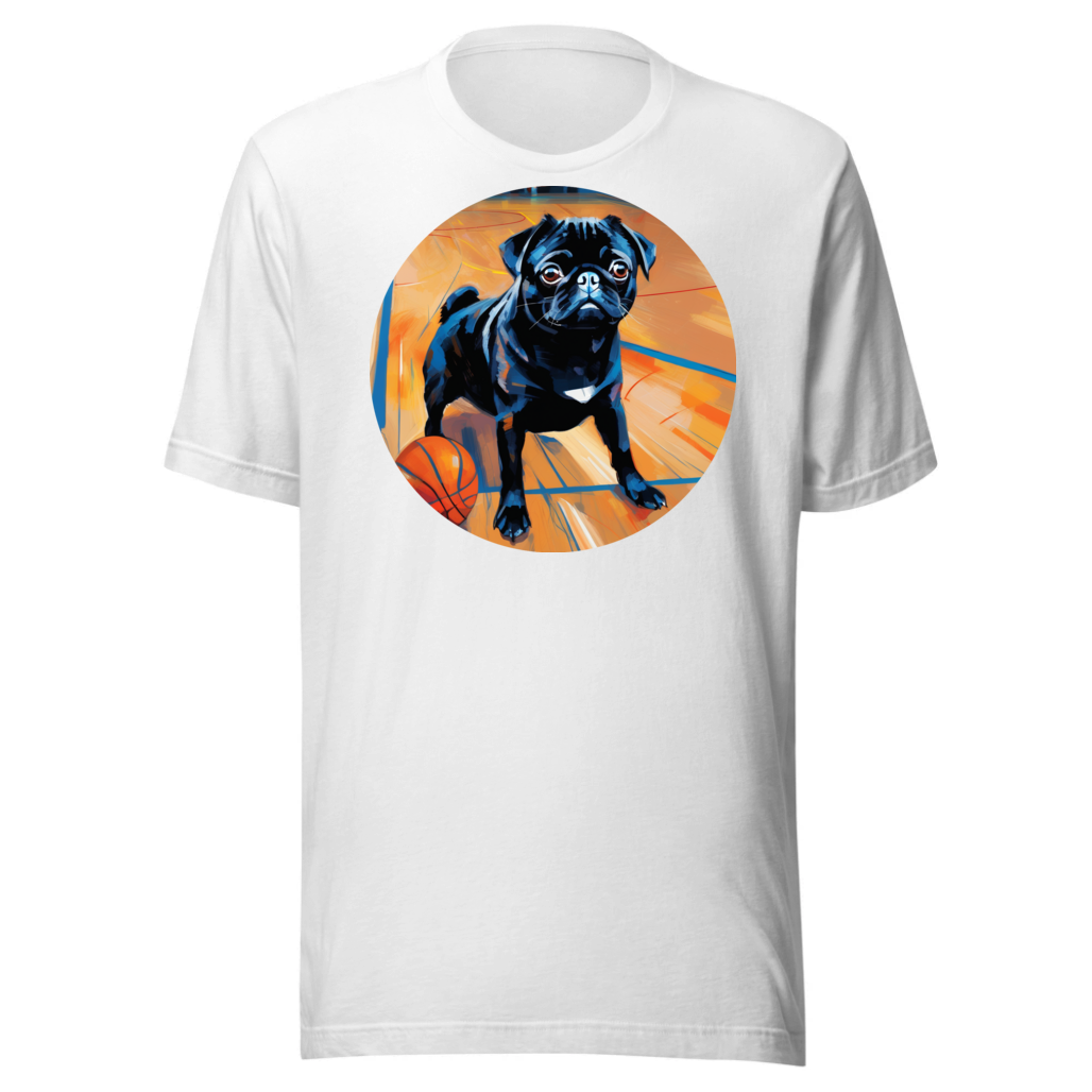 PugMug Custom Black Pug T-Shirt