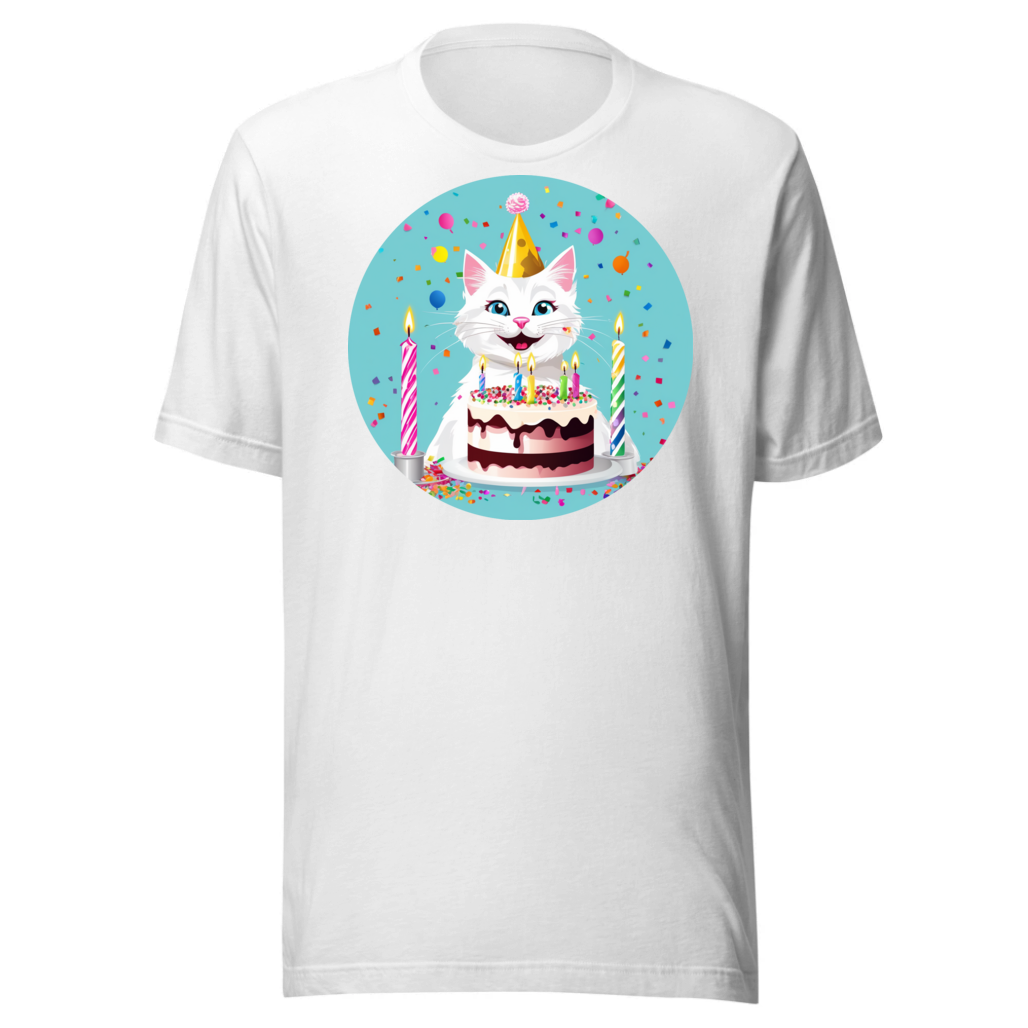 PugMug Custom White Companion Cat T-Shirt