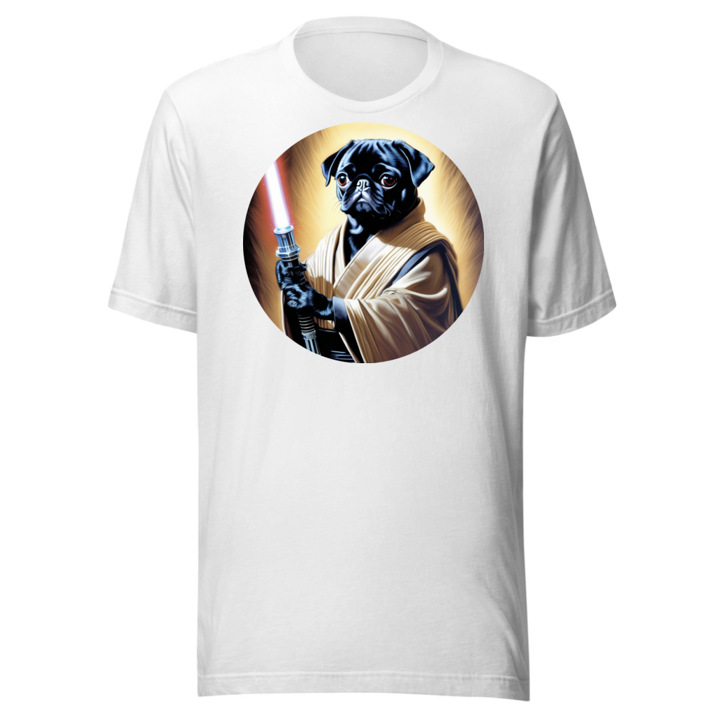 PugMug Custom Black Pug T-Shirt