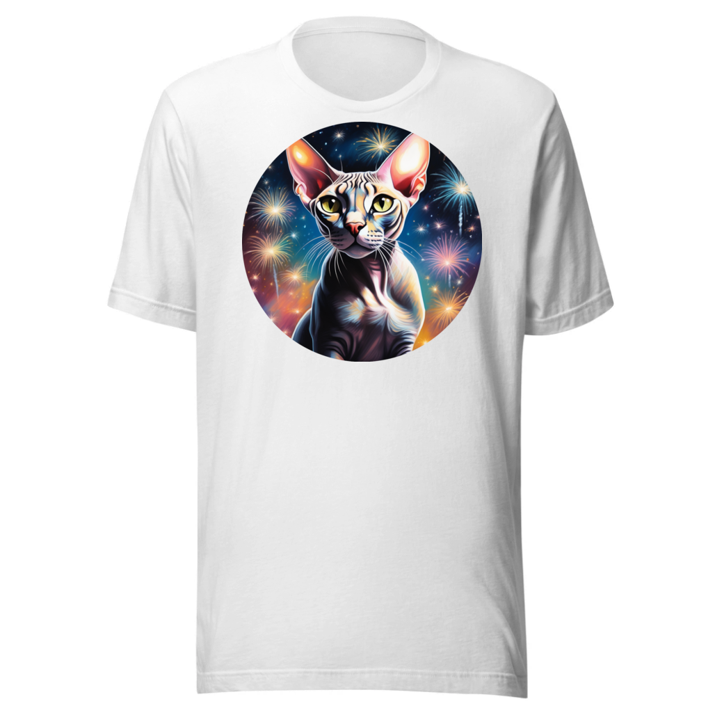 PugMug Custom Tabby Sphynx Cat T-Shirt