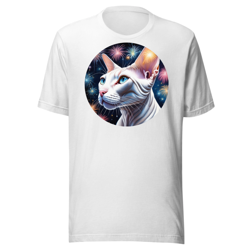 PugMug Custom White Sphynx Cat T-Shirt