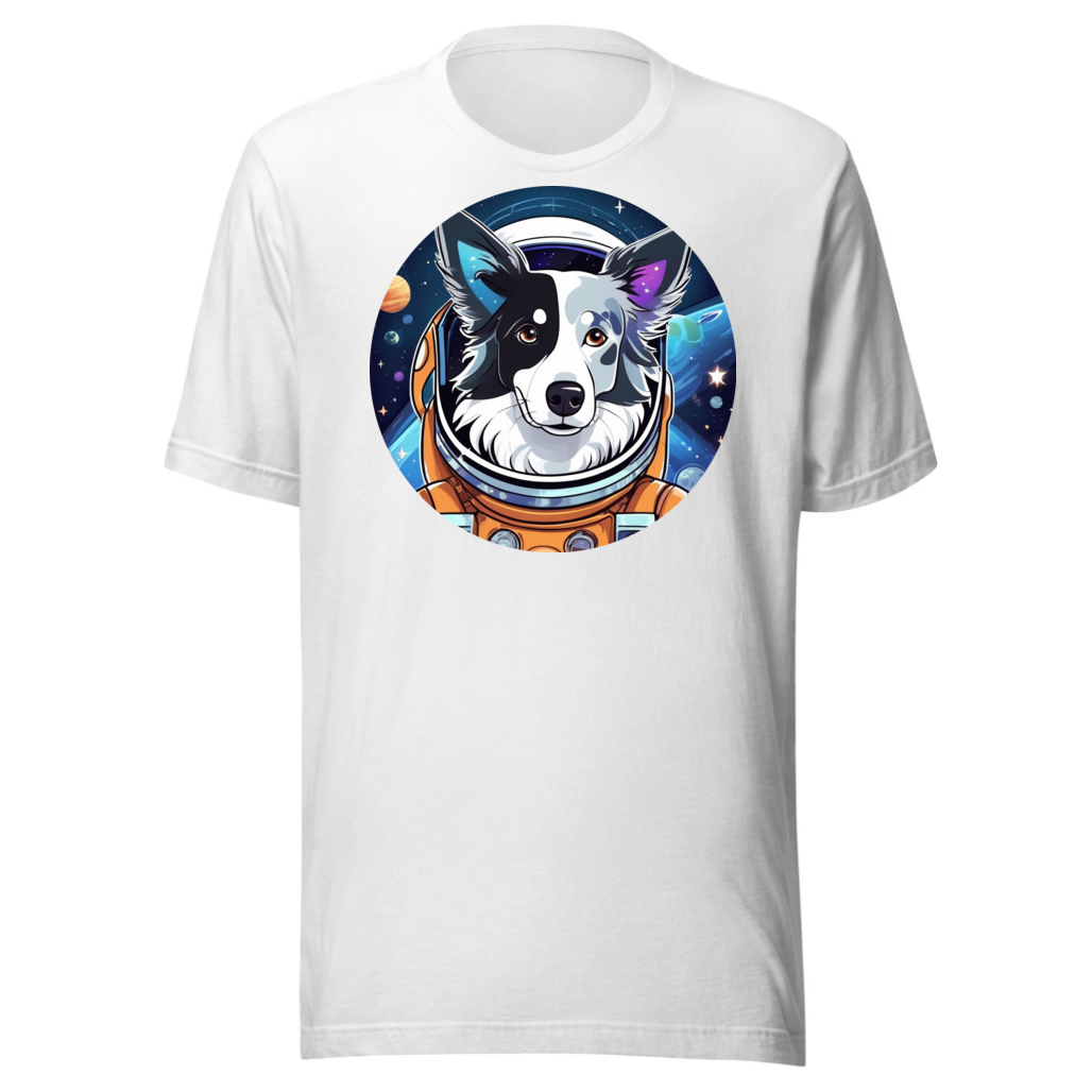 PugMug Custom Blue Merle Border Collie T-Shirt