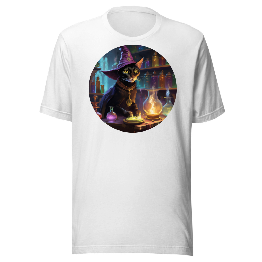 PugMug Custom Black Abyssinian Cat T-Shirt