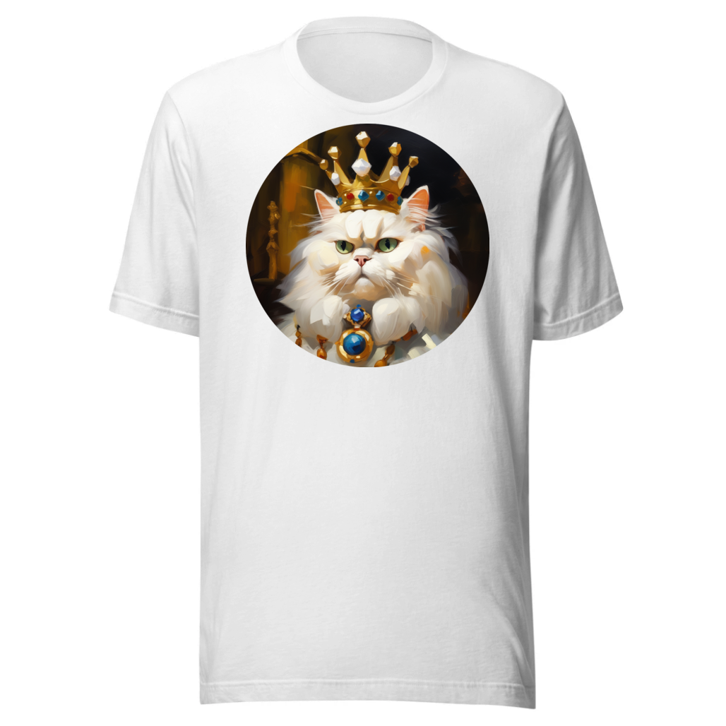 PugMug Custom White Persian Cat T-Shirt