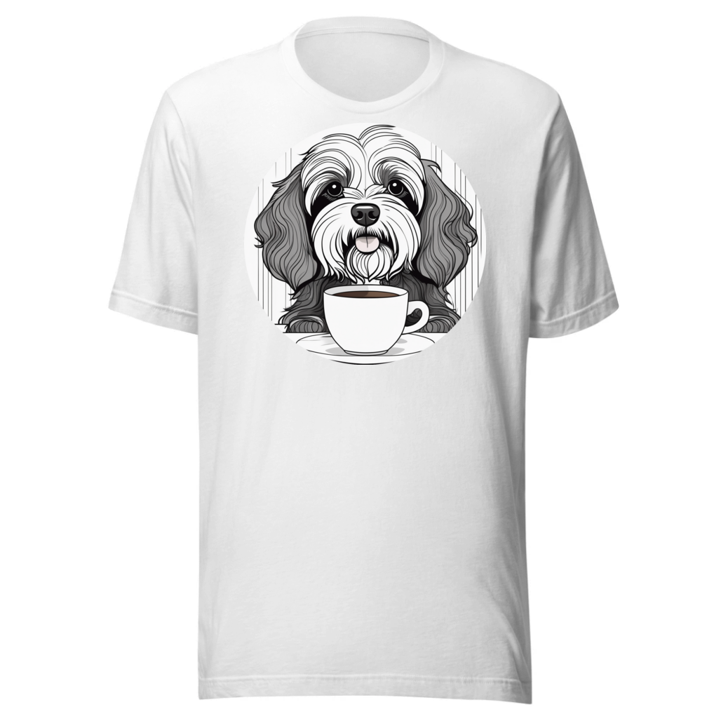 PugMug Custom Black-and-white Havanese Dog T-Shirt
