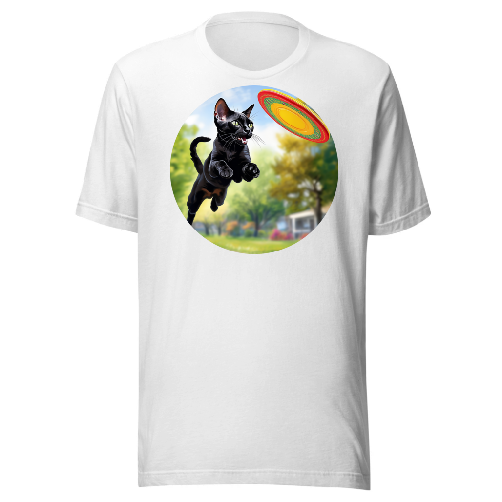 PugMug Custom Black Devon Rex Cat T-Shirt