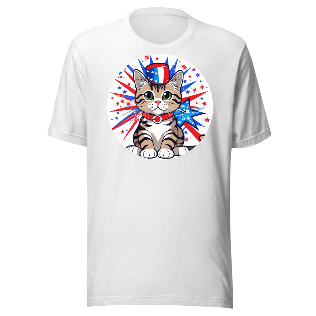 PugMug Custom Tabby Scottish Fold Cat T-Shirt