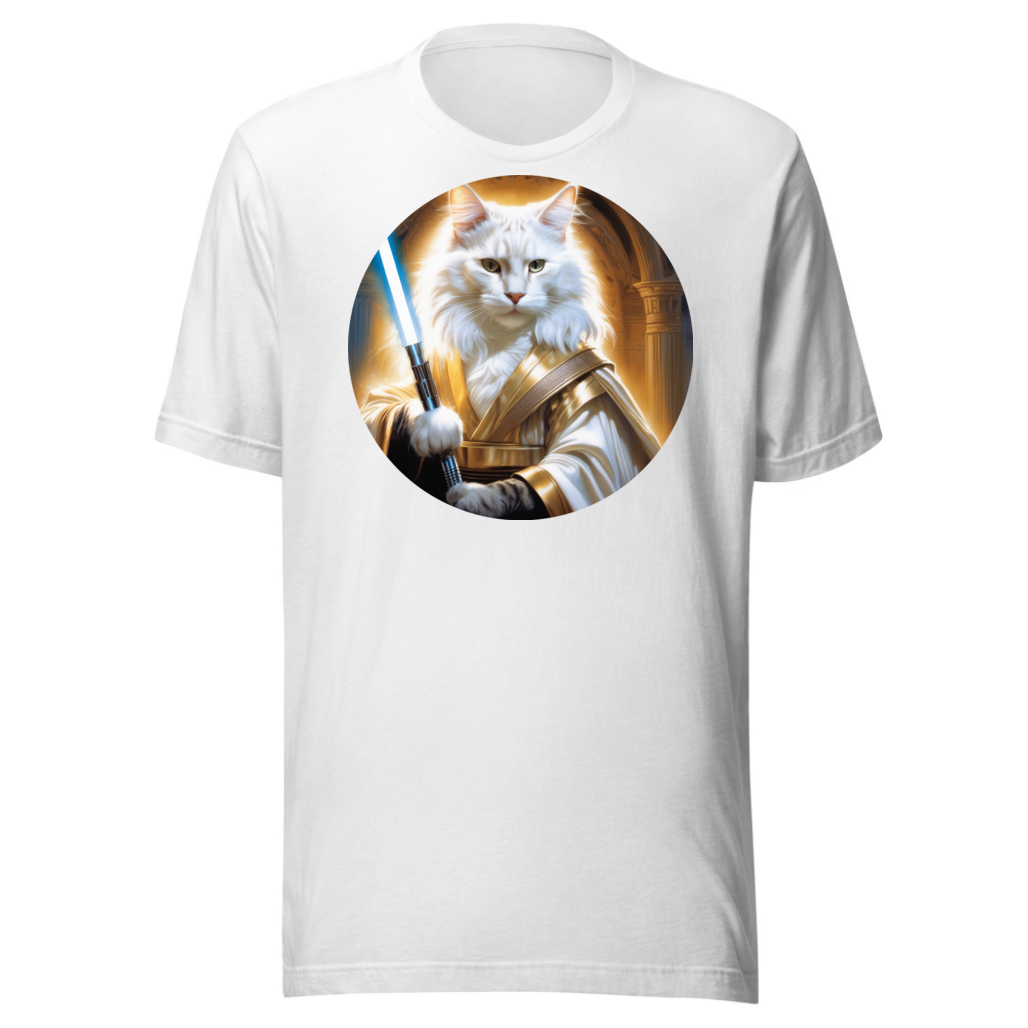 PugMug Custom White Maine Coon Cat T-Shirt