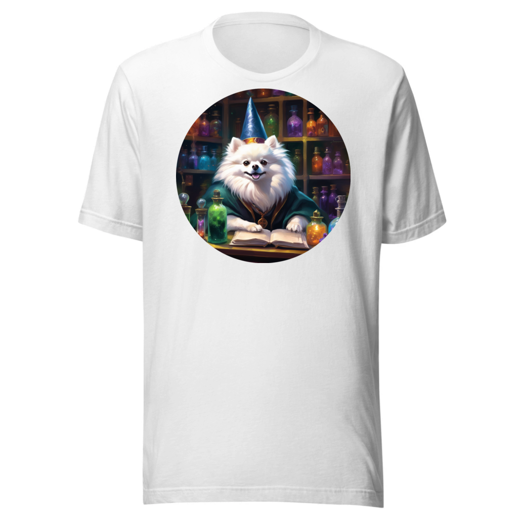 PugMug Custom White Pomeranian T-Shirt