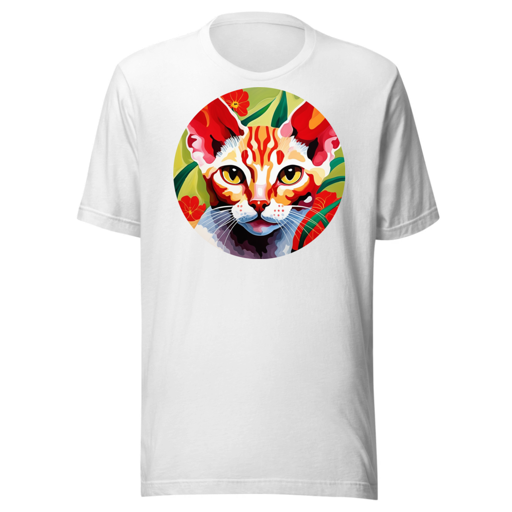 PugMug Custom Tabby Devon Rex Cat T-Shirt