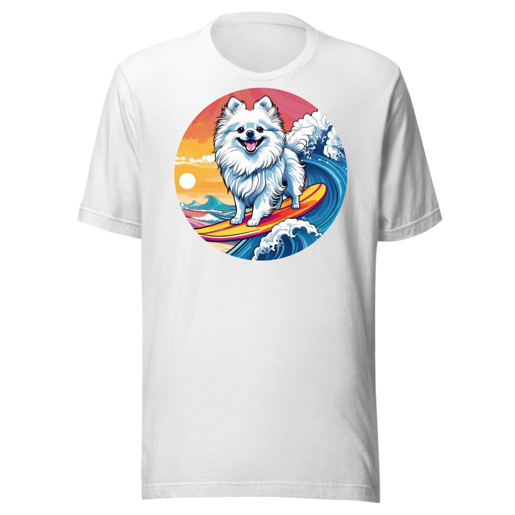 PugMug Custom White Pomeranian T-Shirt