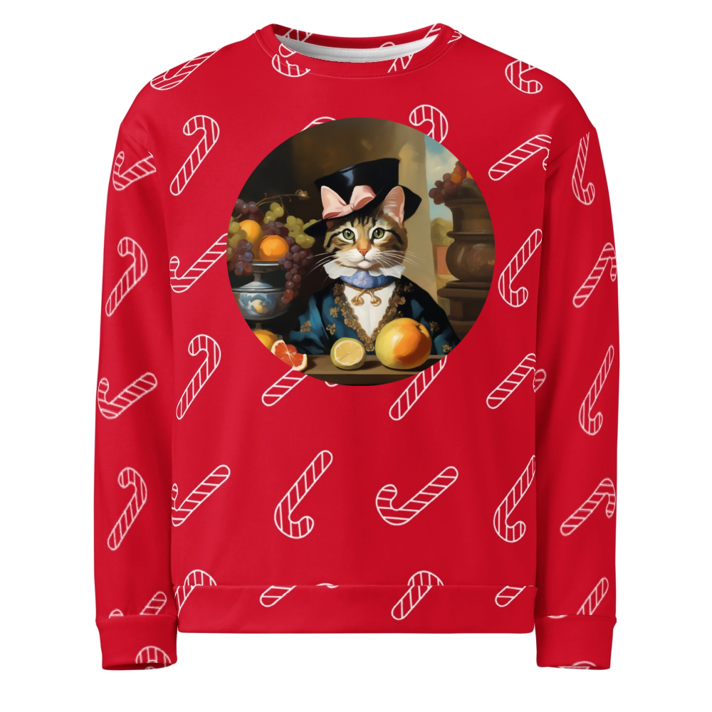PugMug Custom Tabby Companion Cat Ugly Christmas Sweatshirt