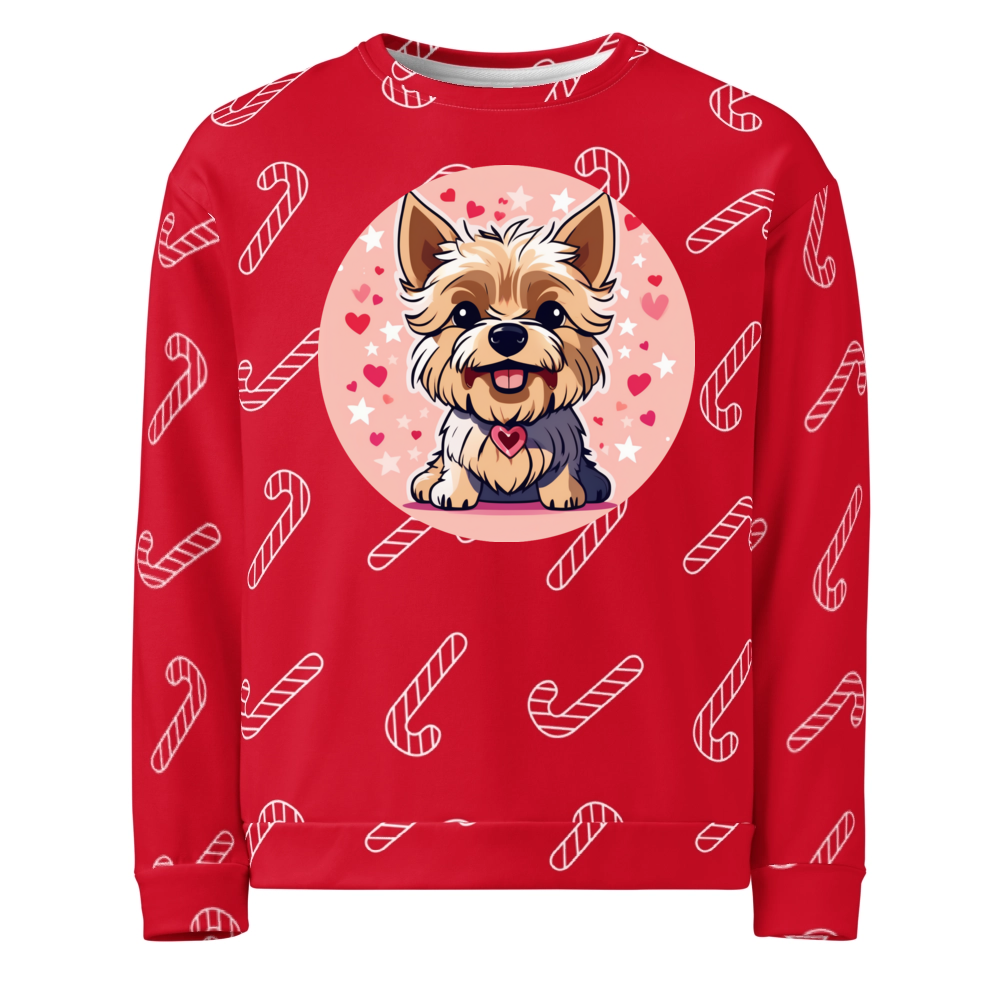 PugMug Custom Cairn Terrier Ugly Christmas Sweatshirt