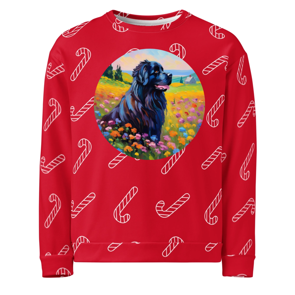 PugMug Custom Newfoundland Ugly Christmas Sweatshirt