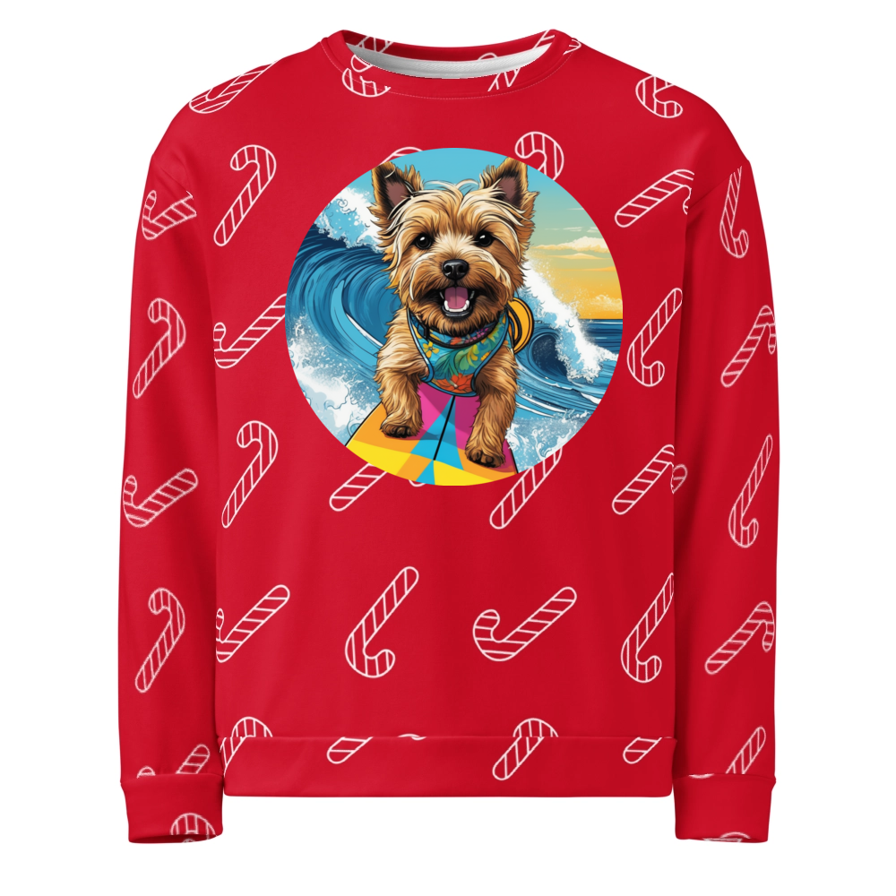 PugMug Custom Cairn Terrier Ugly Christmas Sweatshirt