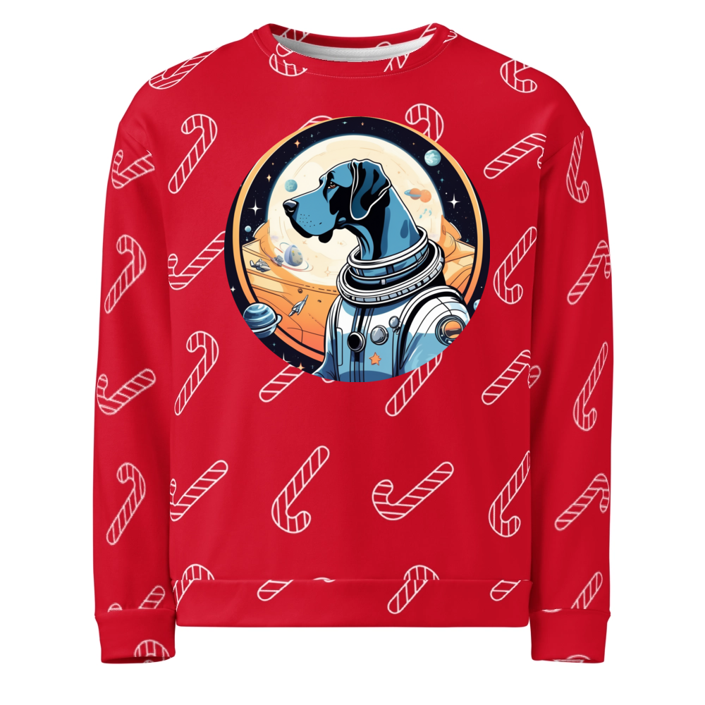 PugMug Custom Great Dane Ugly Christmas Sweatshirt