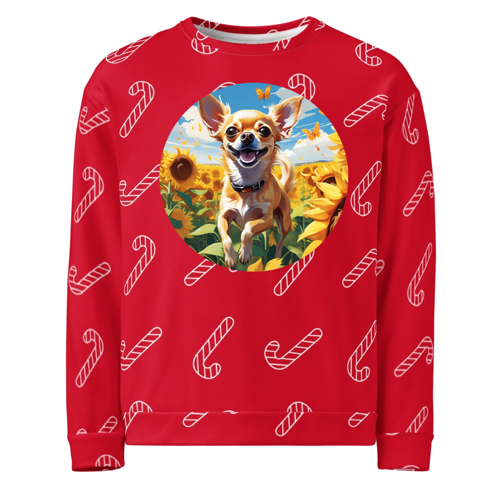 PugMug Custom Chihuahua Ugly Christmas Sweatshirt