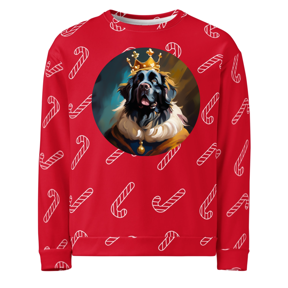 PugMug Custom Newfoundland Ugly Christmas Sweatshirt