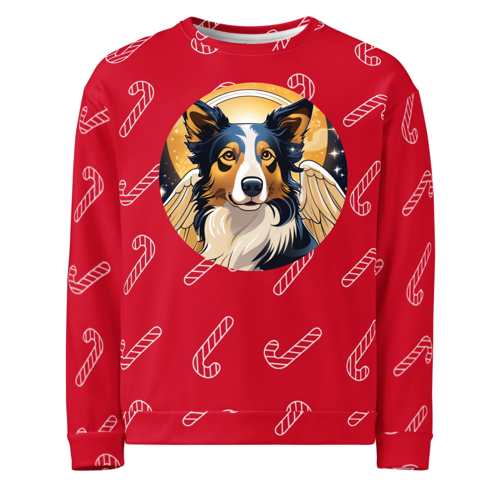 PugMug Custom Border Collie Ugly Christmas Sweatshirt