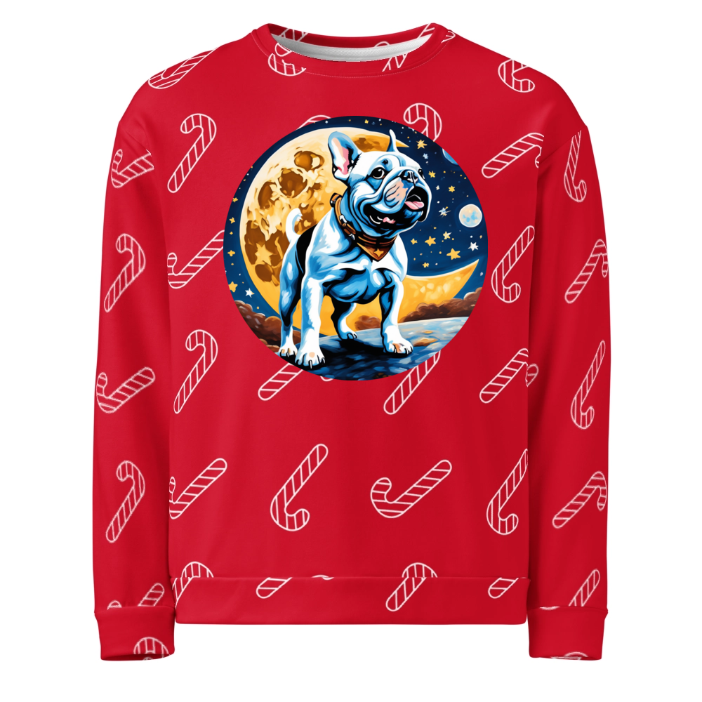 PugMug Custom Bulldog Ugly Christmas Sweatshirt