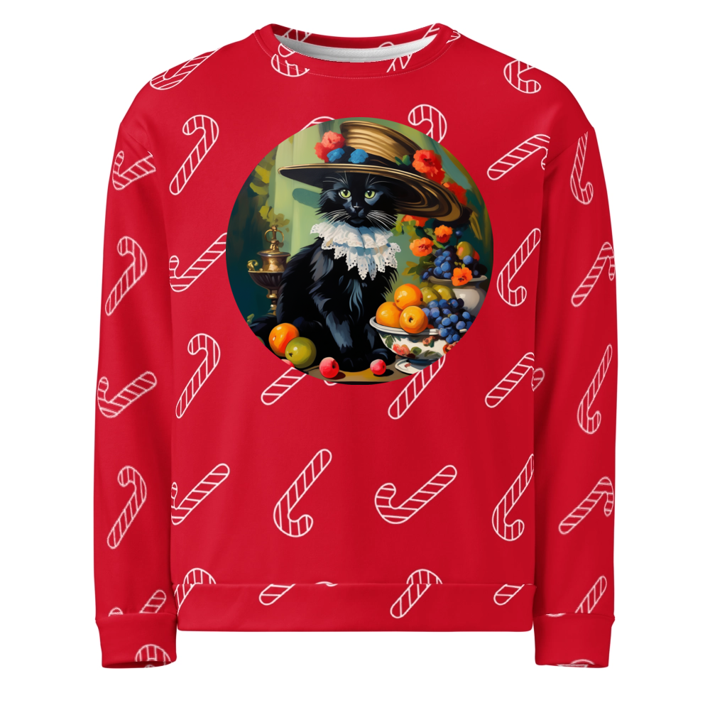 PugMug Custom Black Ragdoll Cat Ugly Christmas Sweatshirt