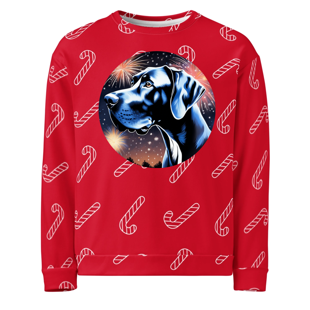 PugMug Custom Great Dane Ugly Christmas Sweatshirt