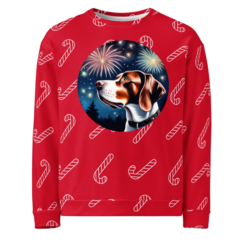PugMug Custom Pointer Dog Ugly Christmas Sweatshirt