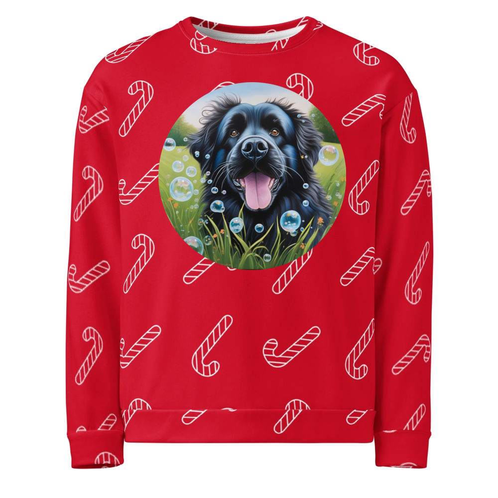 PugMug Custom Newfoundland Ugly Christmas Sweatshirt