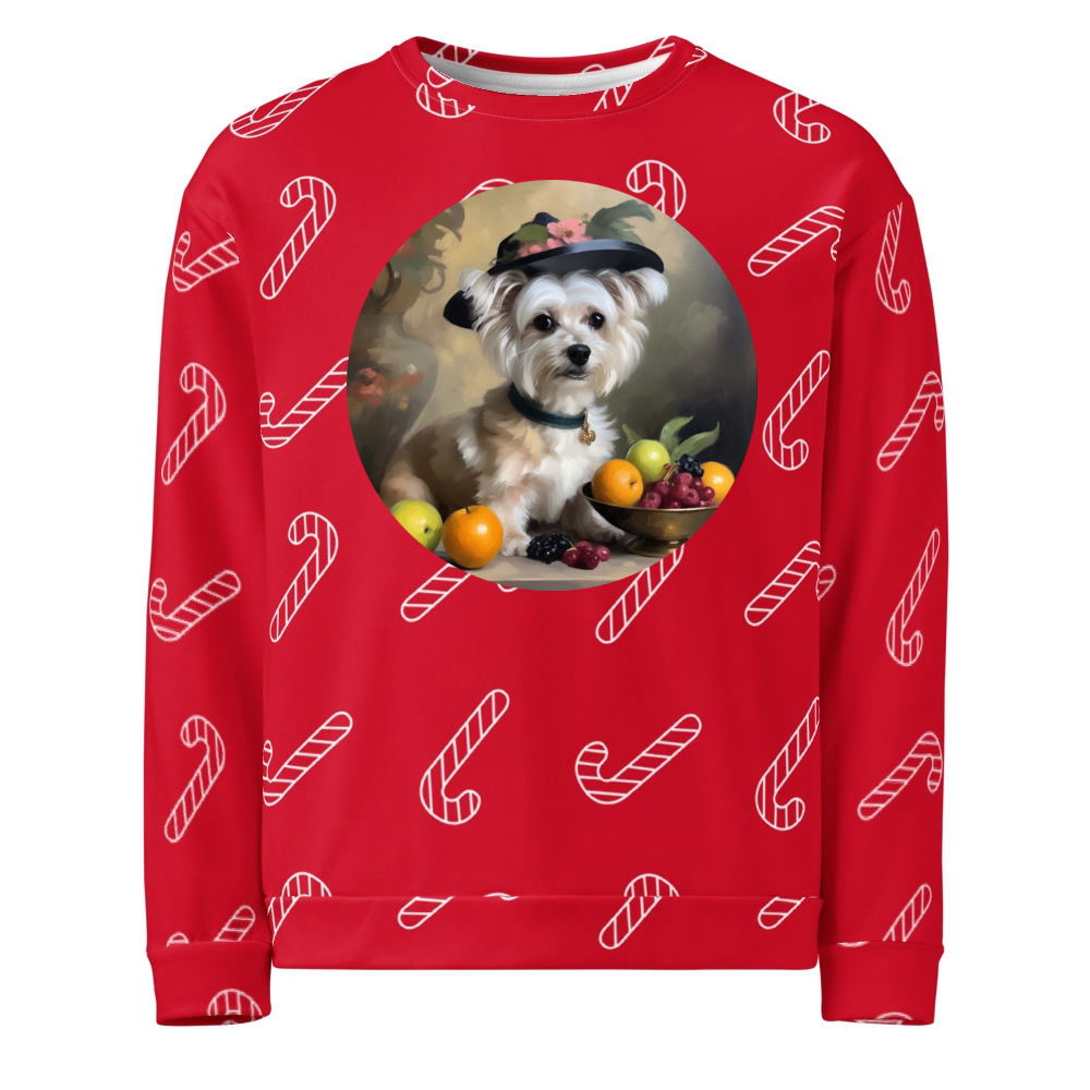 PugMug Custom Leo Ugly Christmas Sweatshirt