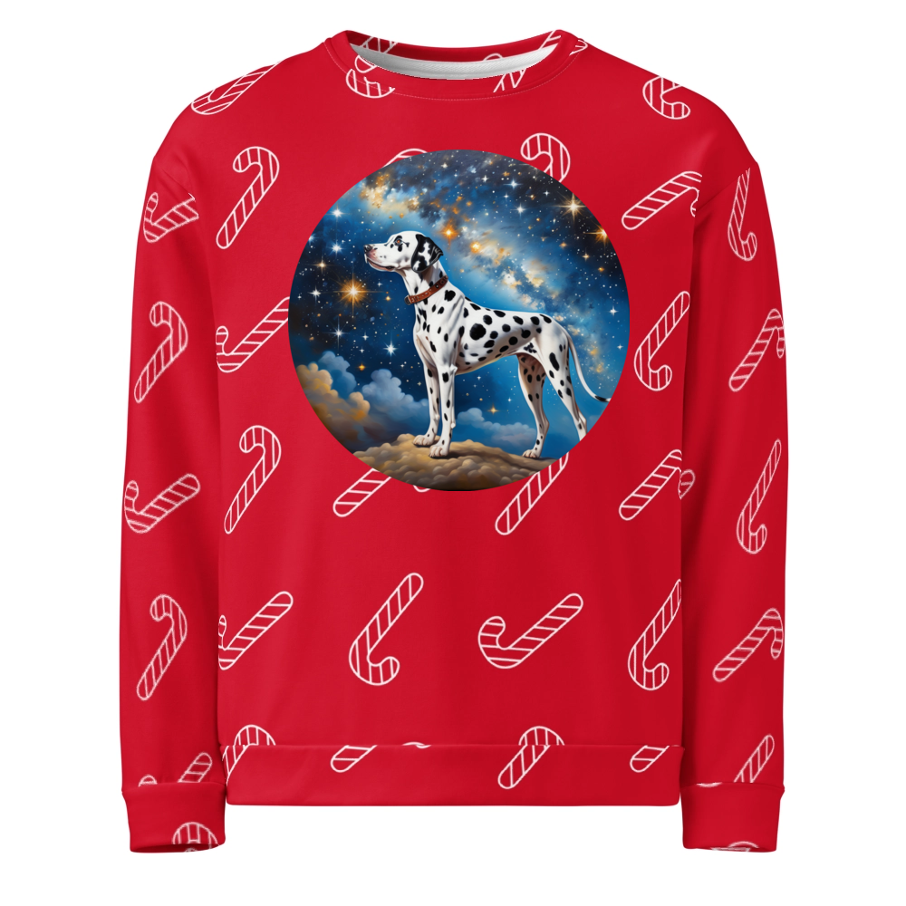 PugMug Custom Dalmatian Ugly Christmas Sweatshirt