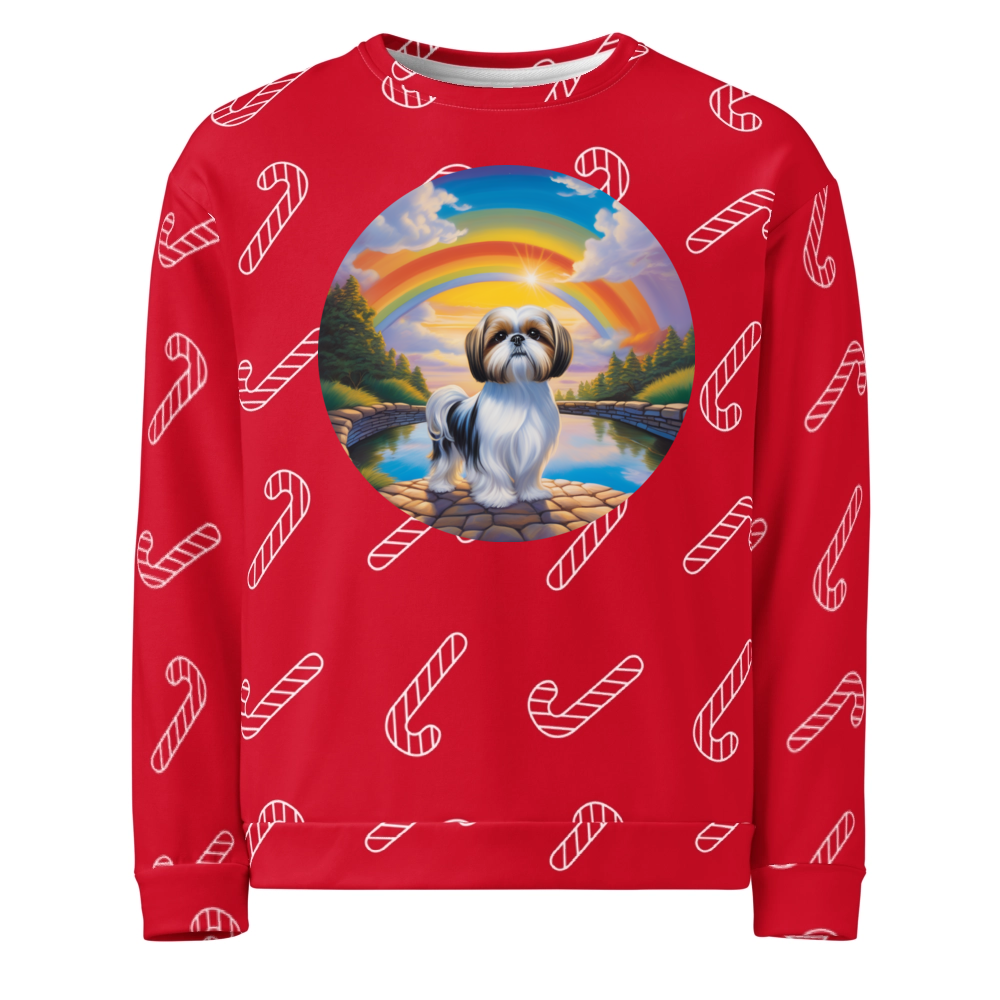 PugMug Custom Shih Tzu Ugly Christmas Sweatshirt