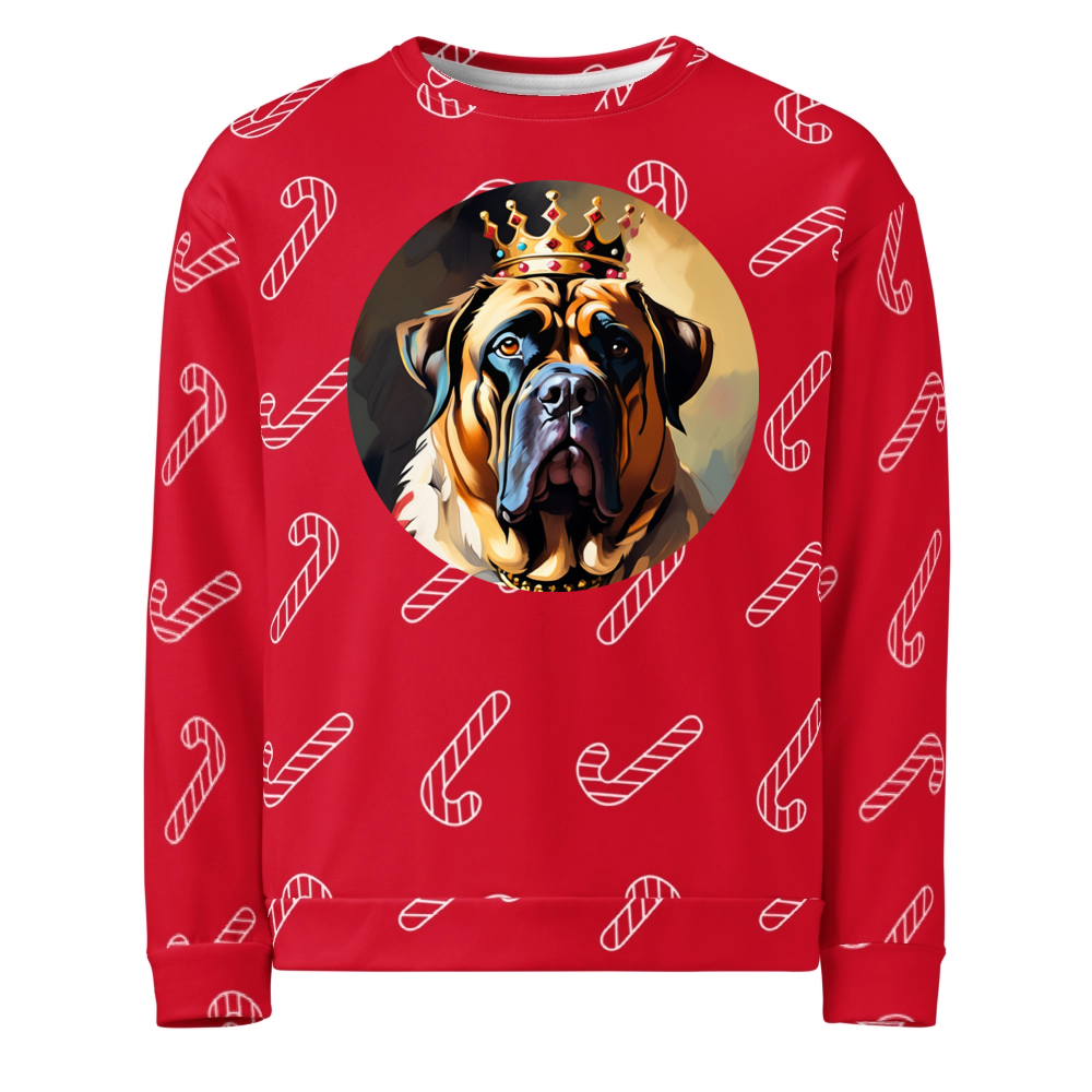PugMug Custom Mastiff Ugly Christmas Sweatshirt