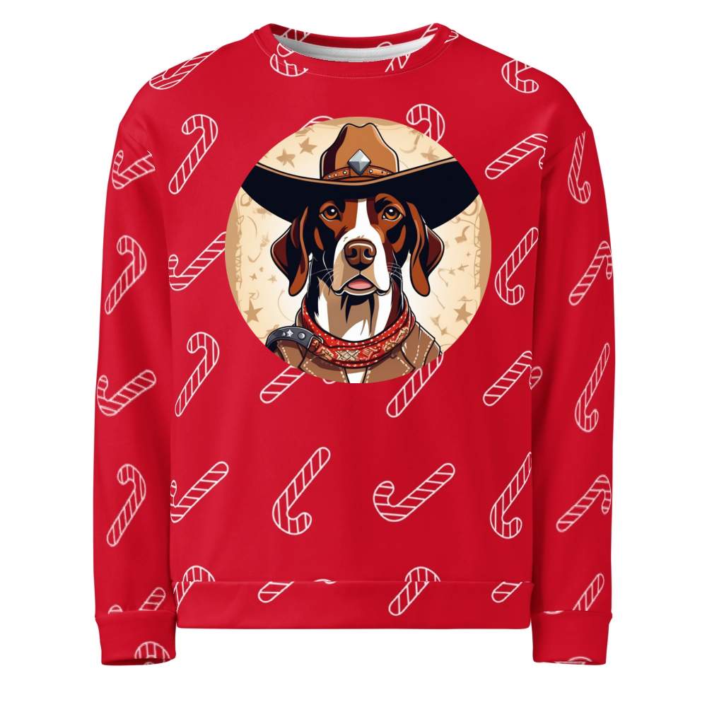 PugMug Custom Pointer Dog Ugly Christmas Sweatshirt