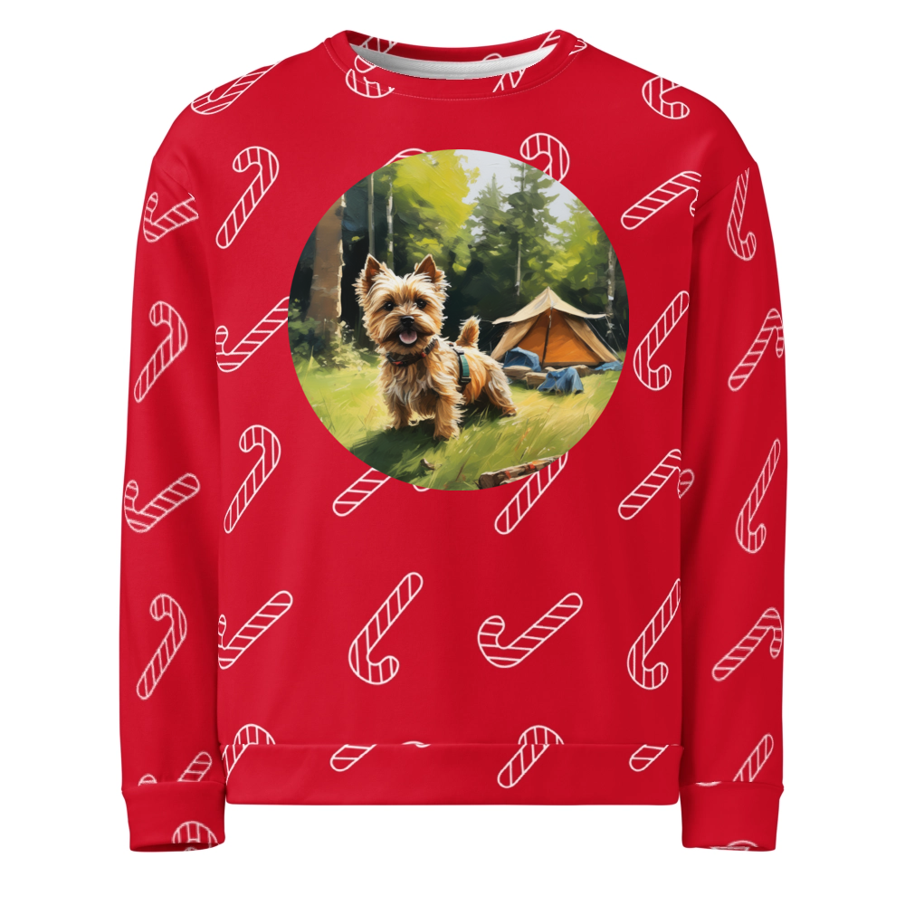 PugMug Custom Cairn Terrier Ugly Christmas Sweatshirt