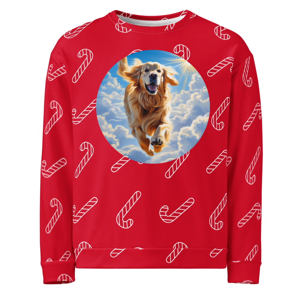 PugMug Custom Golden Retriever Ugly Christmas Sweatshirt