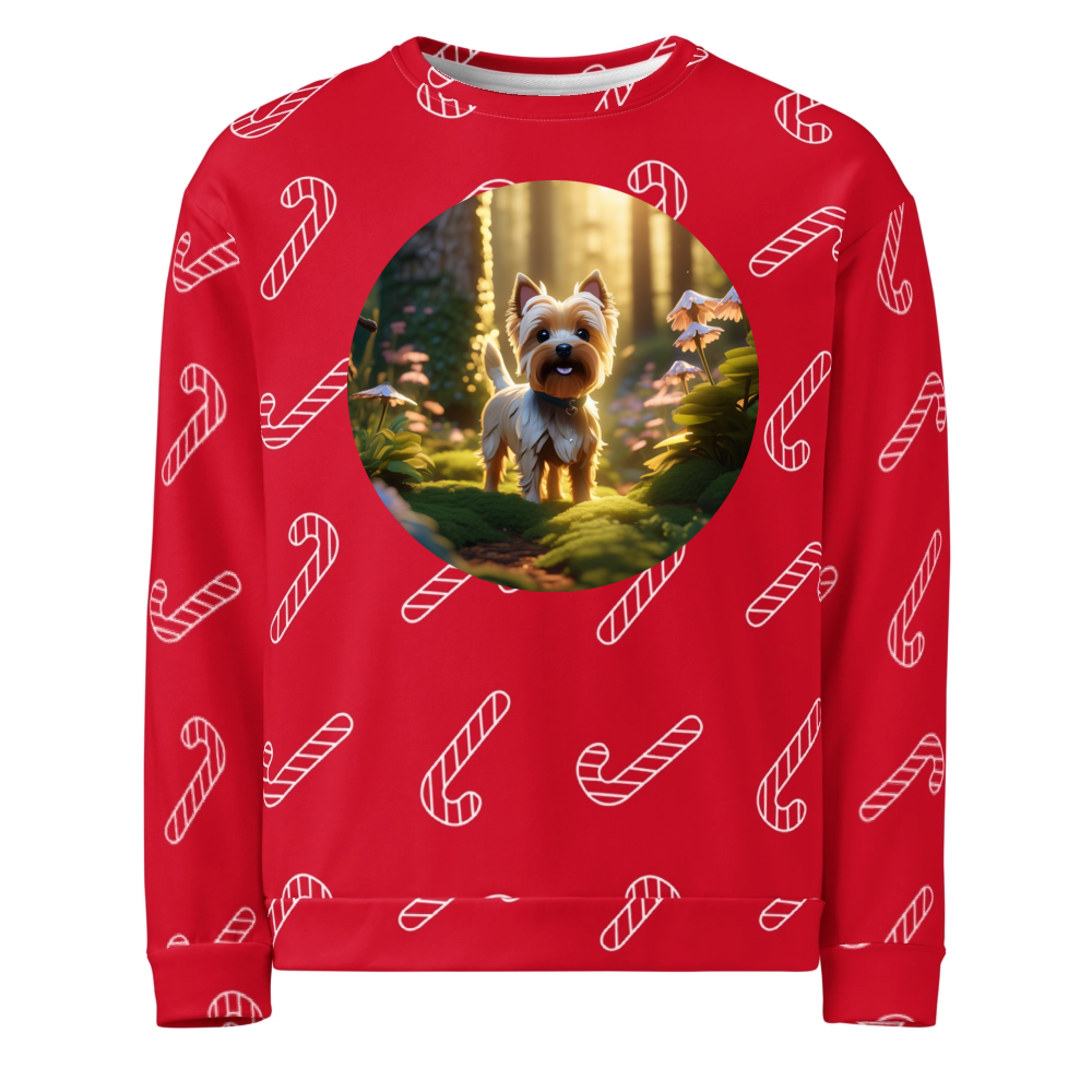 PugMug Custom Cairn Terrier Ugly Christmas Sweatshirt