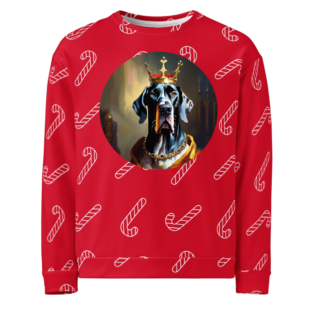 PugMug Custom Great Dane Ugly Christmas Sweatshirt