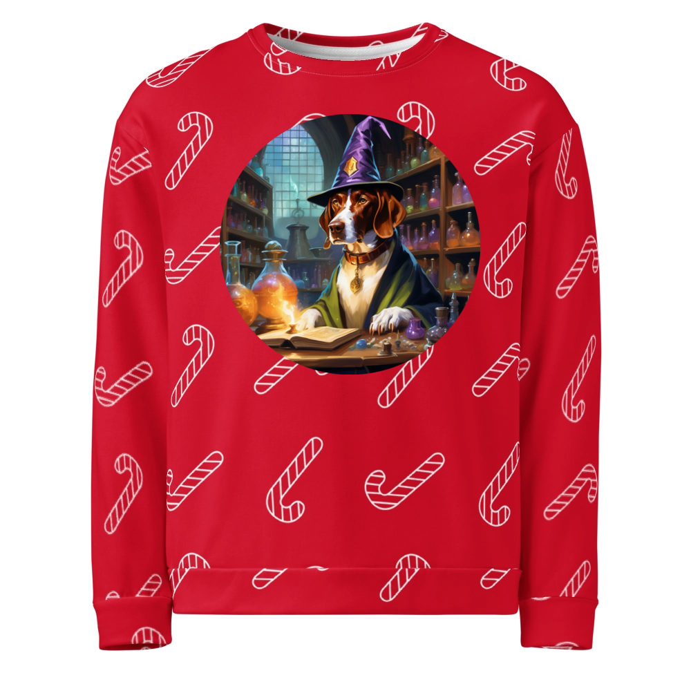 PugMug Custom Pointer Dog Ugly Christmas Sweatshirt