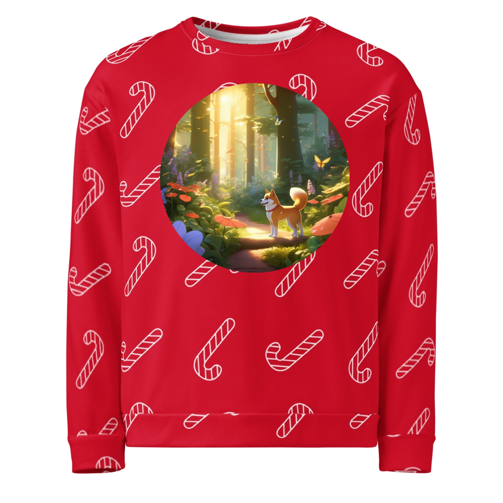 PugMug Custom Shiba Inu Ugly Christmas Sweatshirt