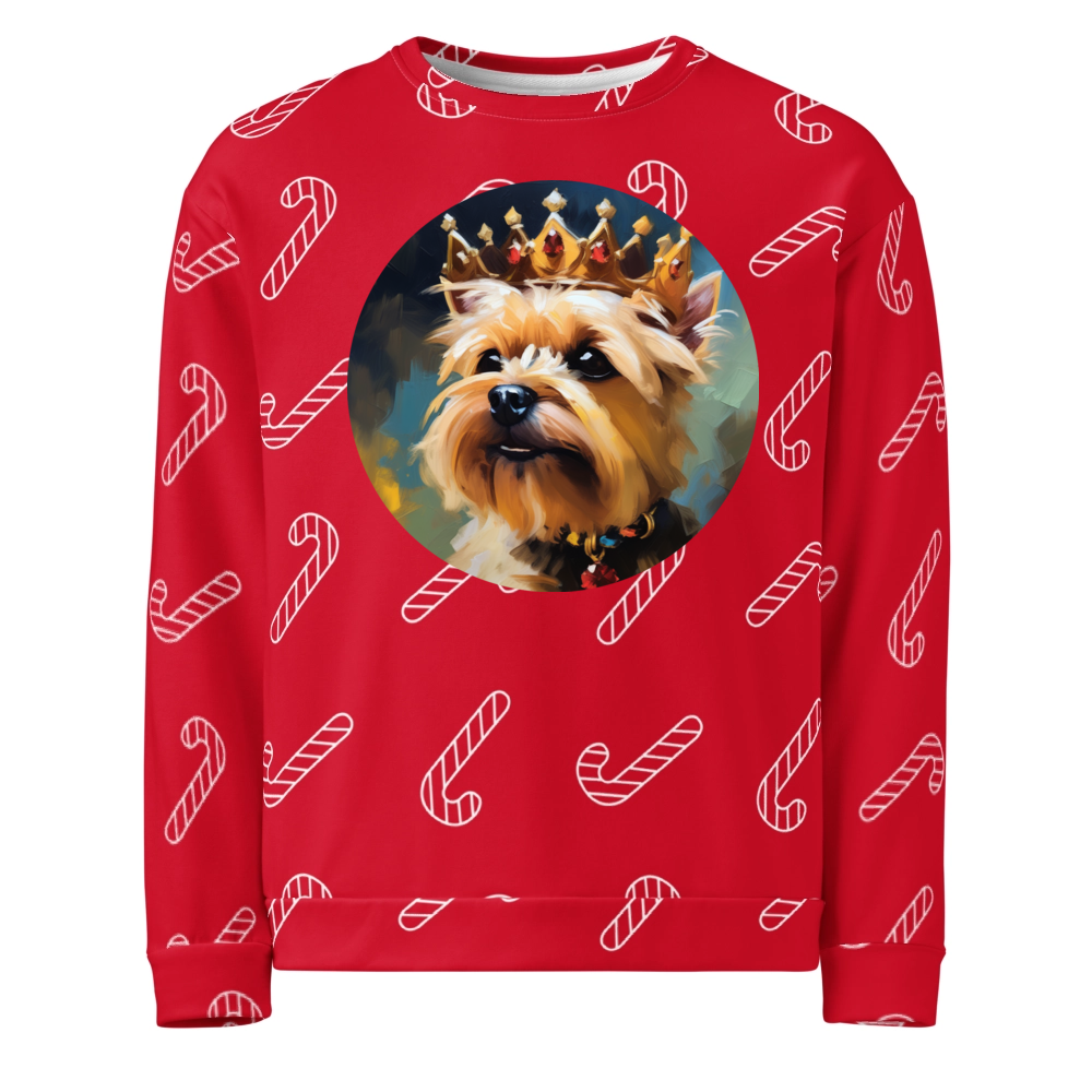 PugMug Custom Cairn Terrier Ugly Christmas Sweatshirt