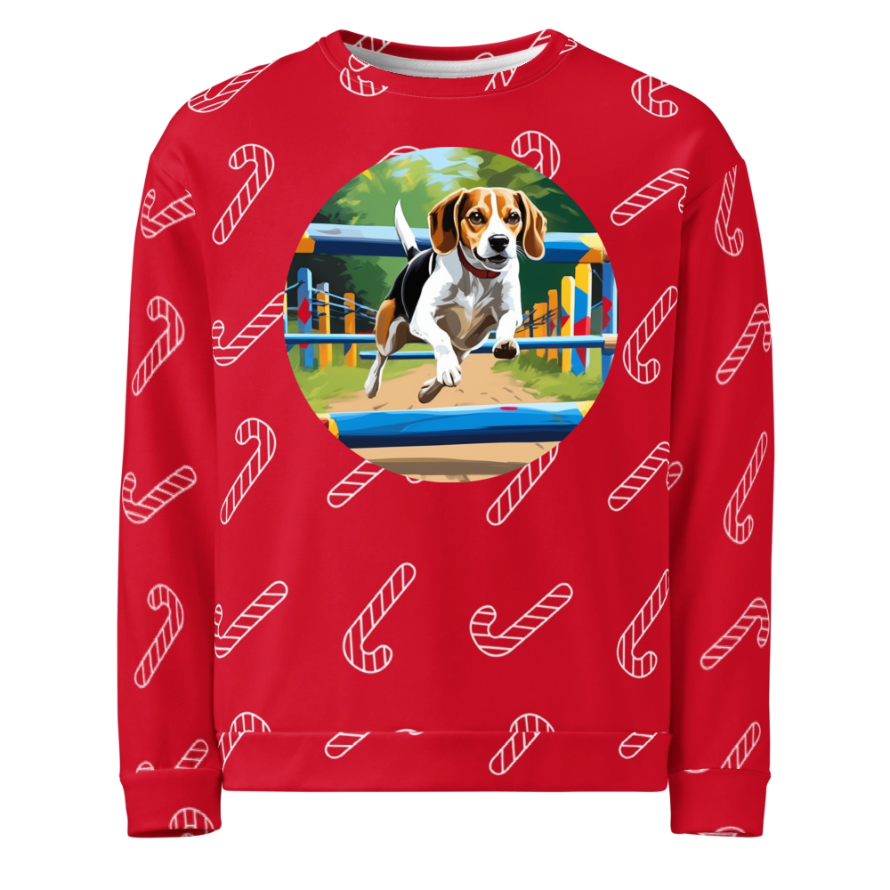 PugMug Custom Beagle Ugly Christmas Sweatshirt