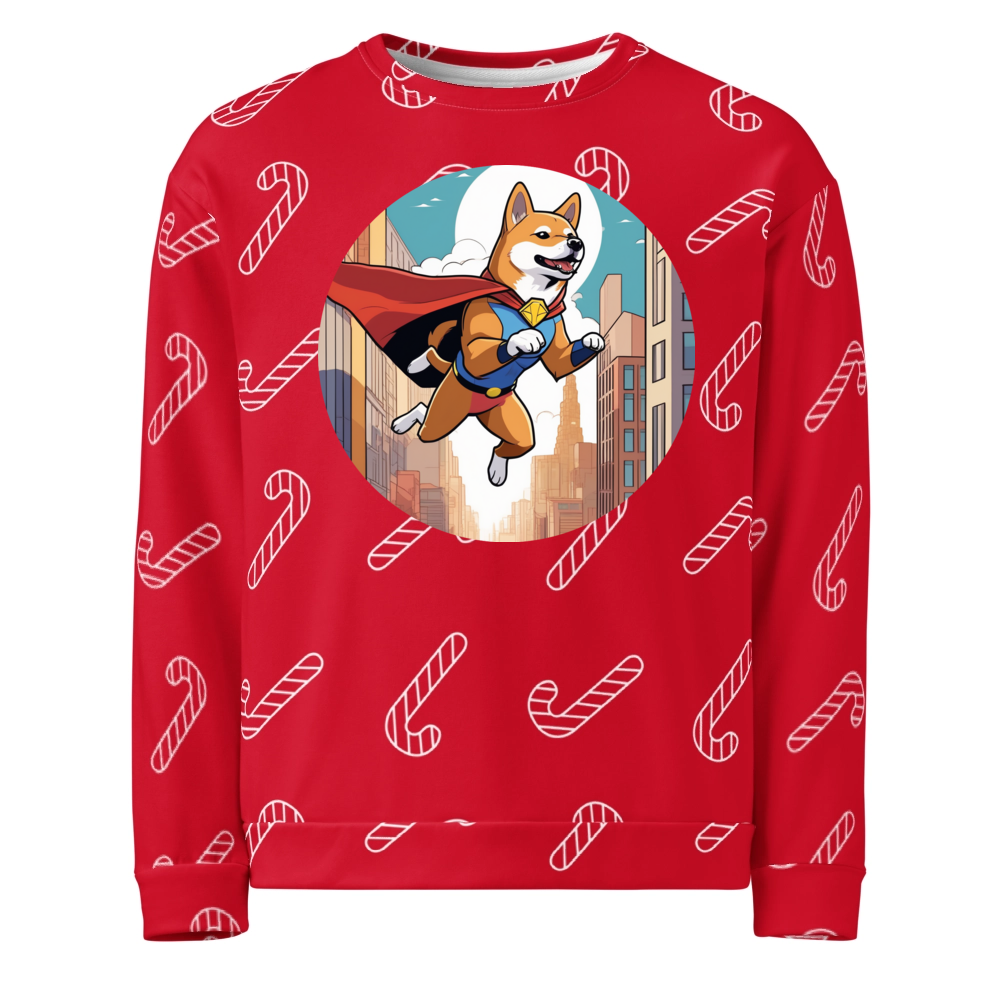 PugMug Custom Shiba Inu Ugly Christmas Sweatshirt