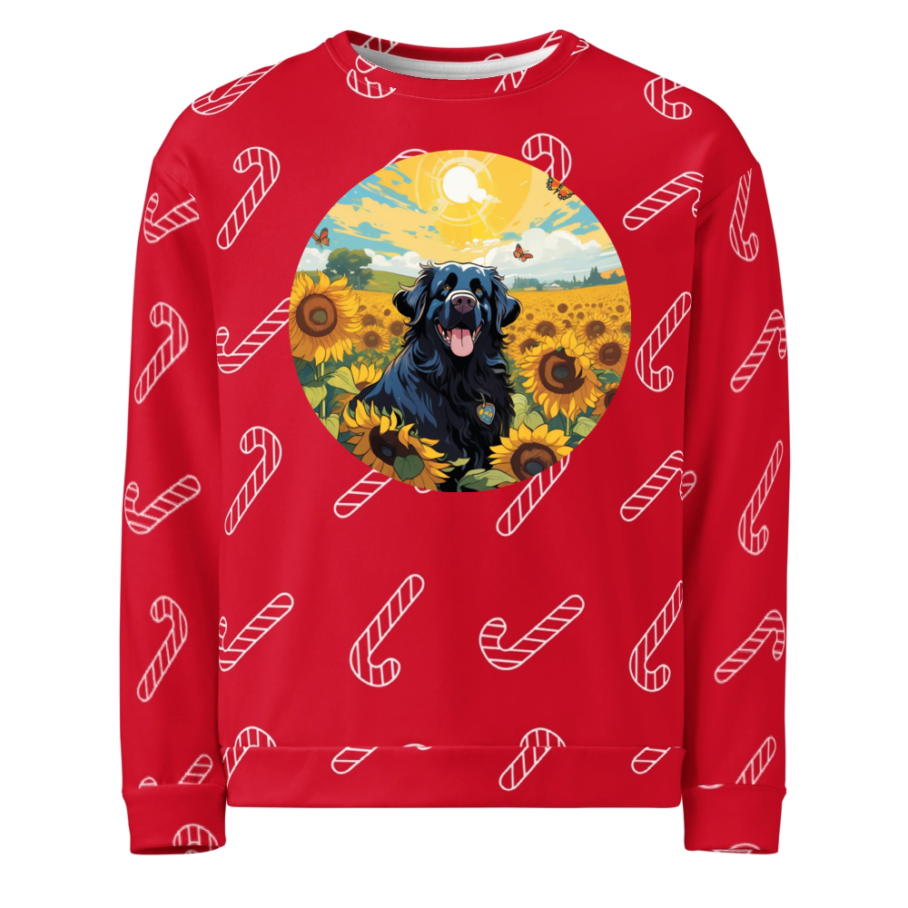 PugMug Custom Newfoundland Ugly Christmas Sweatshirt