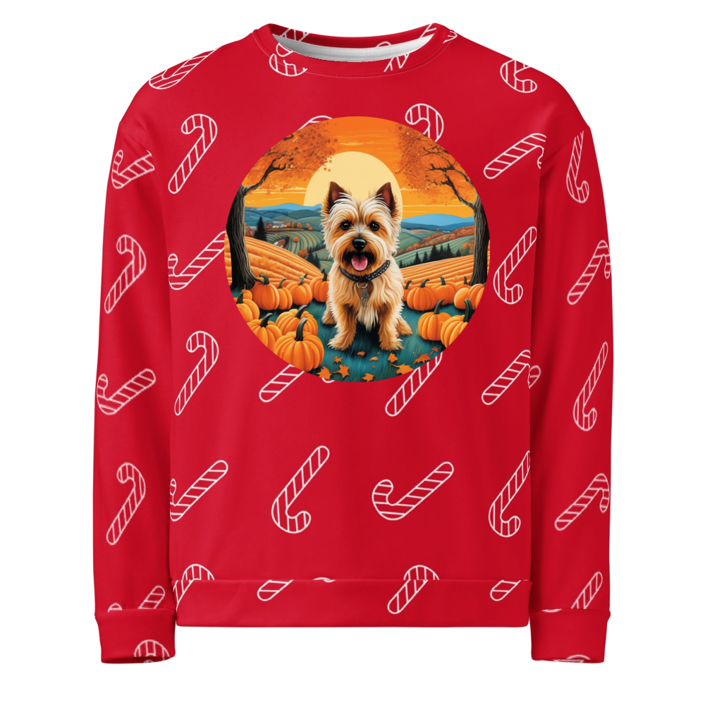 PugMug Custom Cairn Terrier Ugly Christmas Sweatshirt